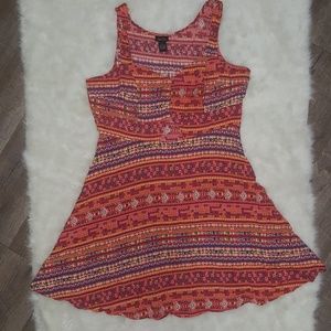 Orange Design dress